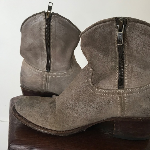 Frye Suede Cowboy Boots - Picture 6 of 6
